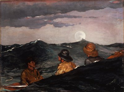 De maan kussen, 1904 door Winslow Homer